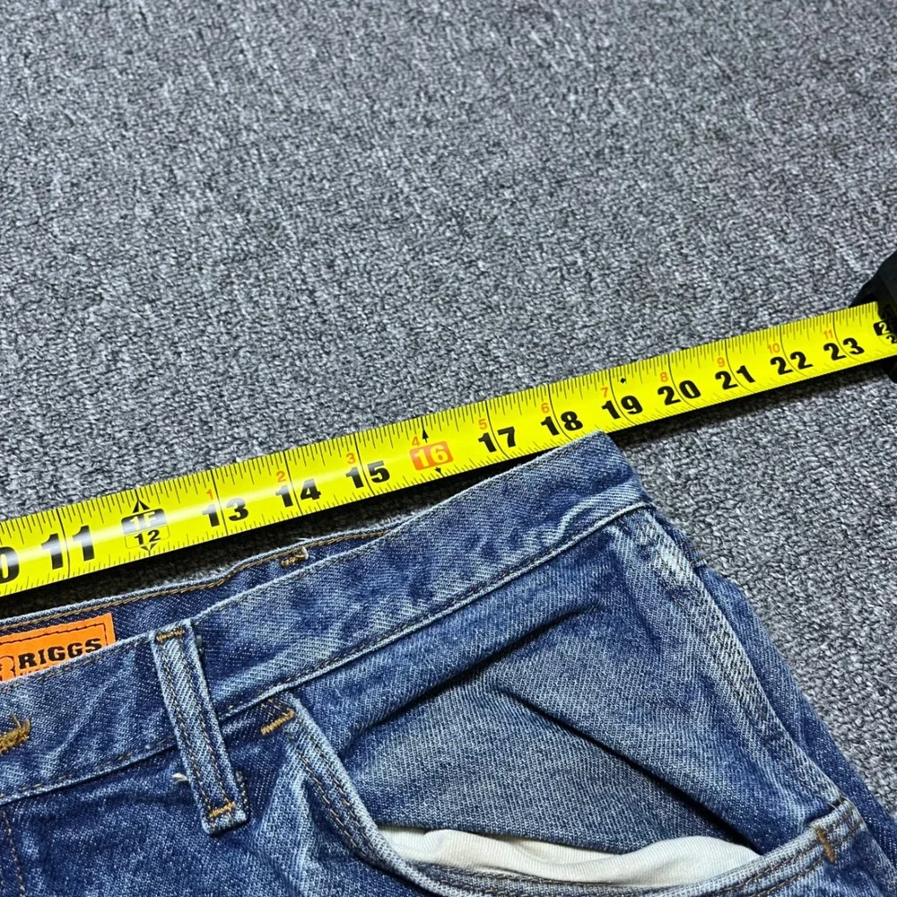 Wrangler Riggs Workwear FR Jeans 38x30 Blue Flame Resistant Denim FR3W050